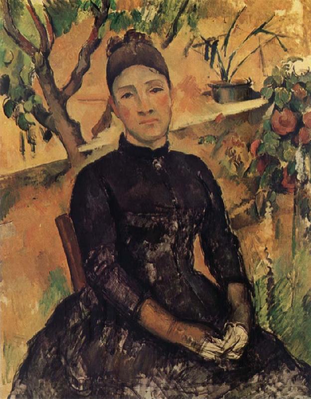Paul Cezanne Madame Cezanne Sweden oil painting art
